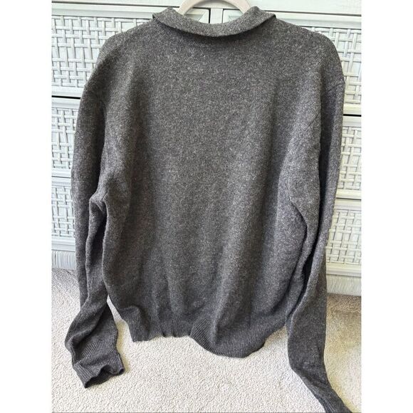 NWOT Polo Ralph Lauren Gray Lambswool Sweater, Large $128 E42 - Picture 5 of 6